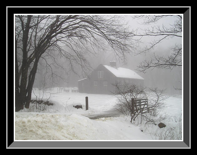 Photo, Warren House in Fog